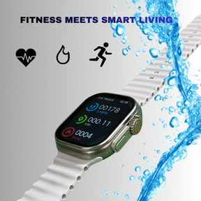 ULTRA 2 Smart Watch (7 Strap Combo)- Super Amoled Display, BT Calling, Sports Mode, Health Monitoring- Complete Smartwatch Set
