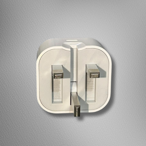 20W USB-C Three Pin Power Adapter  with Folding Pins - Original Quality Fast Charger