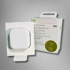 20W USB-C Three Pin Power Adapter  with Folding Pins - Original Quality Fast Charger