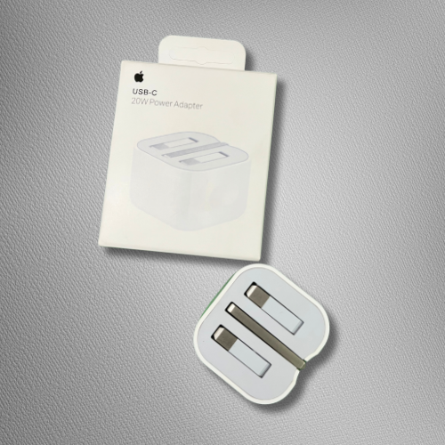 20W USB-C Three Pin Power Adapter  - Mercantile Quality Fast Charger