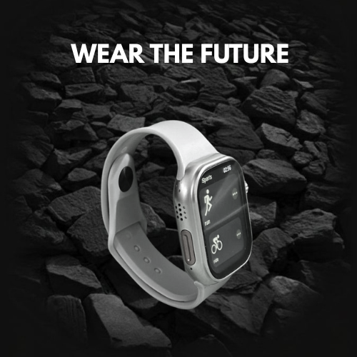 ULTRA 2 Smart Watch (7 Strap Combo)- Super Amoled Display, BT Calling, Sports Mode, Health Monitoring- Complete Smartwatch Set